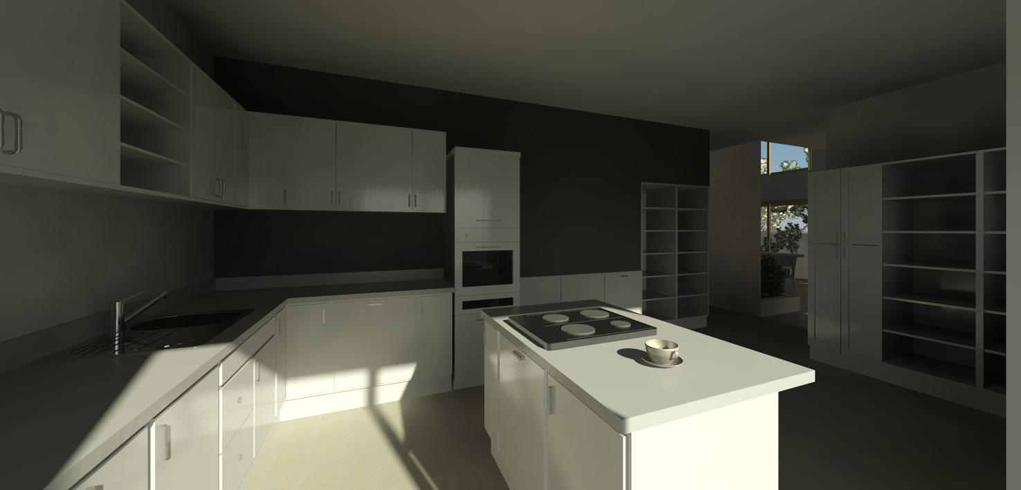 open island Smoky hues in kitchen by Vinayak Hanchate Modular-kitchen Traditional | Interior Design Photos & Ideas