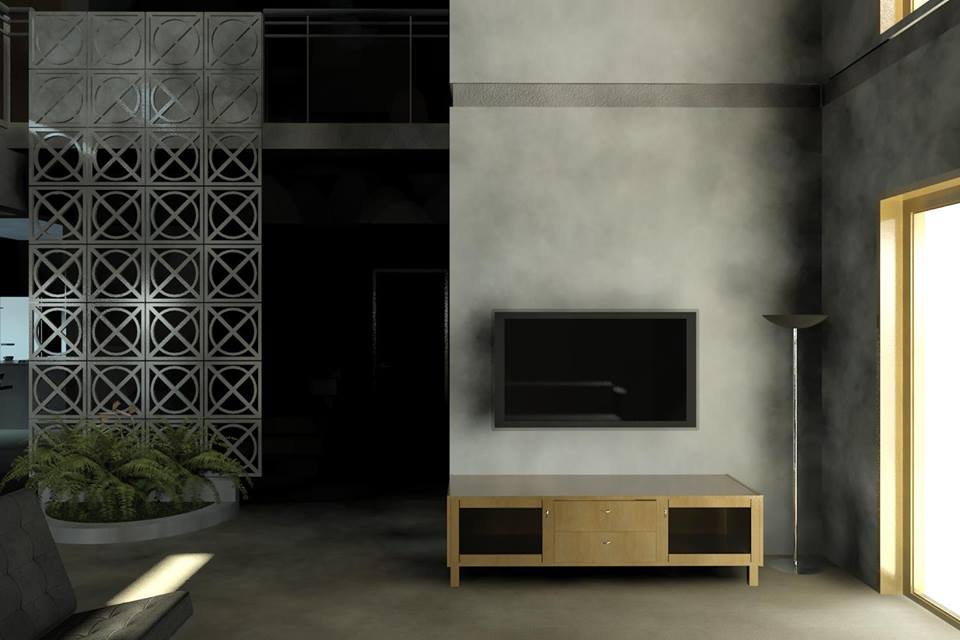 Smoky hues in Living room by Vinayak Hanchate Living-room Contemporary | Interior Design Photos & Ideas