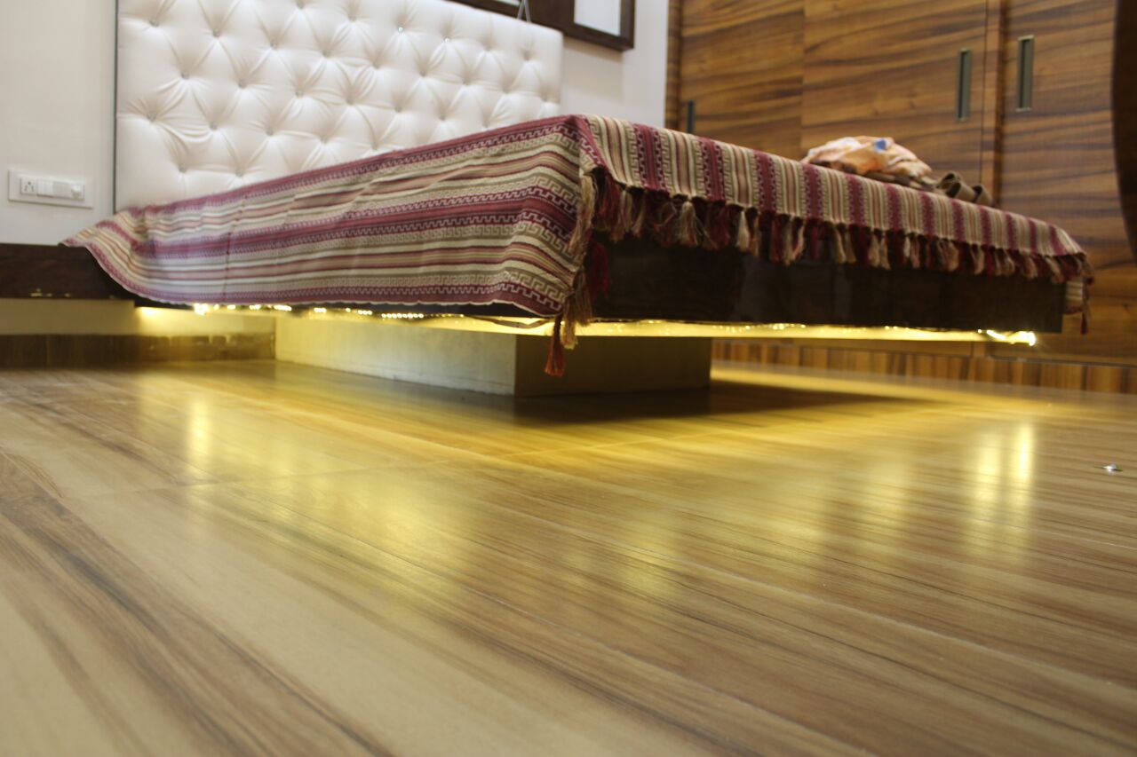 LED based Low bedding by Baljitsingh Bilra Modern | Interior Design Photos & Ideas