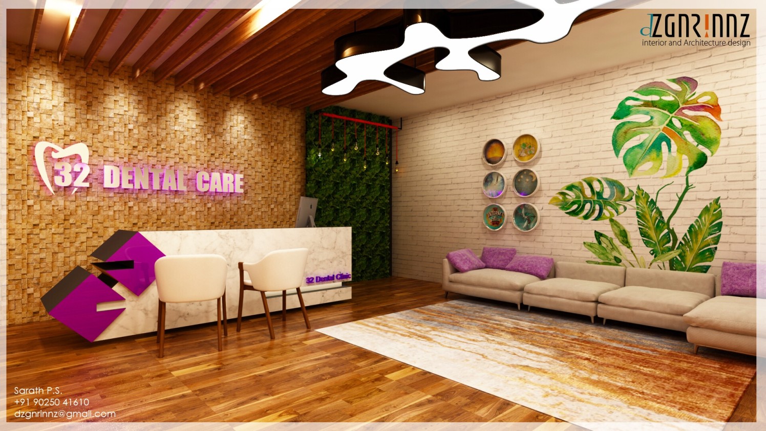 Eclectic Clinic by Sarath Sasi P Modern | Interior Design Photos & Ideas
