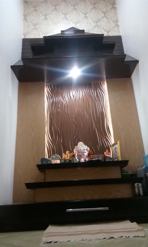 Prayer area by Ashish Singh Contemporary | Interior Design Photos & Ideas