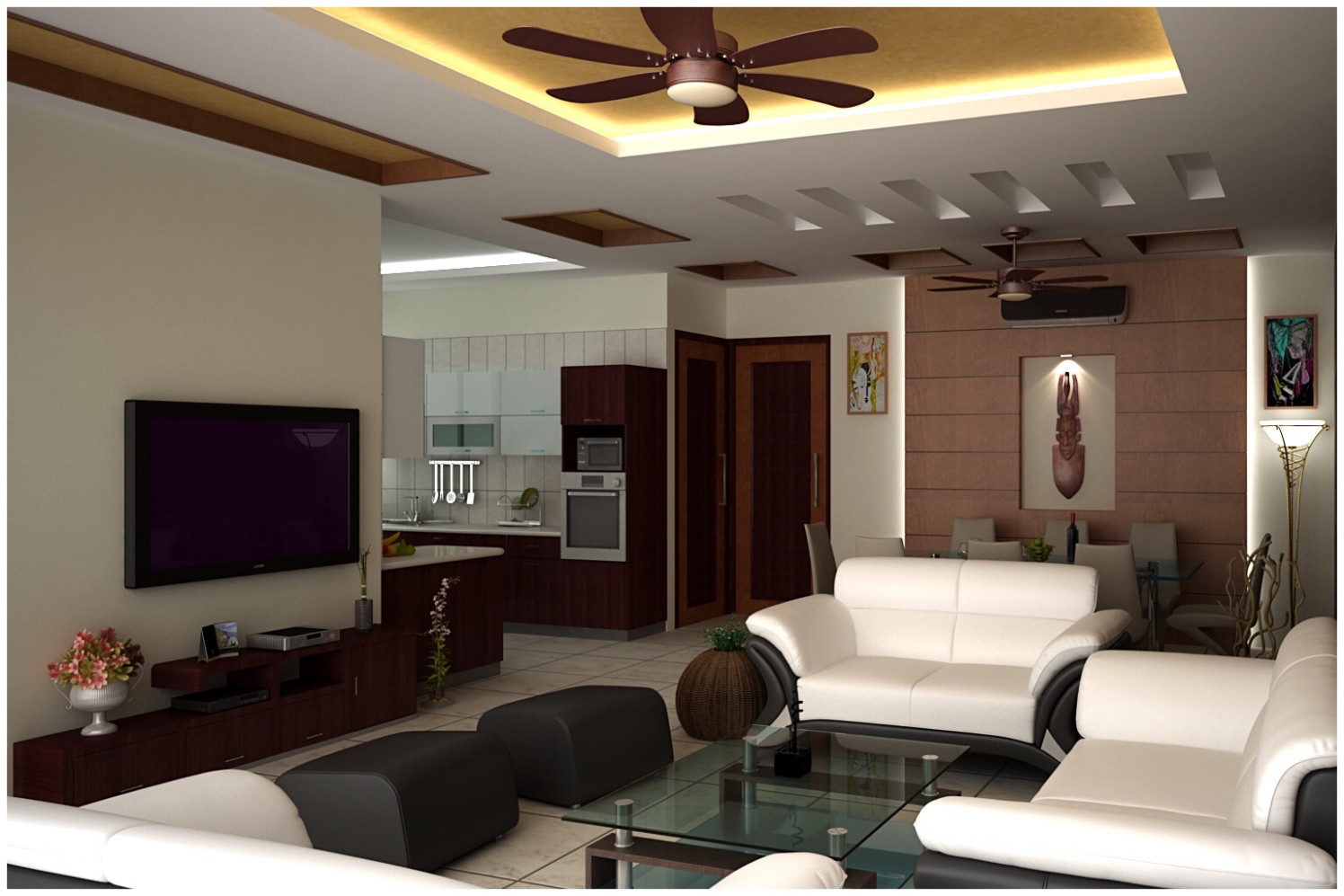 Contemporary living area by Ashish Singh Living-room Contemporary | Interior Design Photos & Ideas
