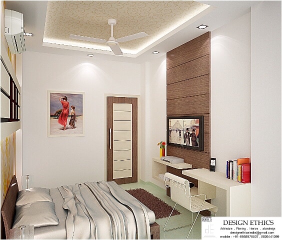 Contemporary bedroom area by Ashish Singh Bedroom Contemporary | Interior Design Photos & Ideas