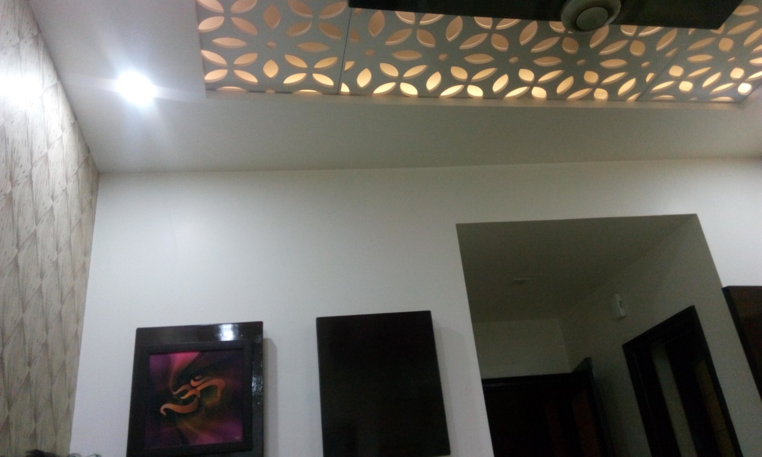False ceiling by Ashish Singh Living-room Contemporary | Interior Design Photos & Ideas