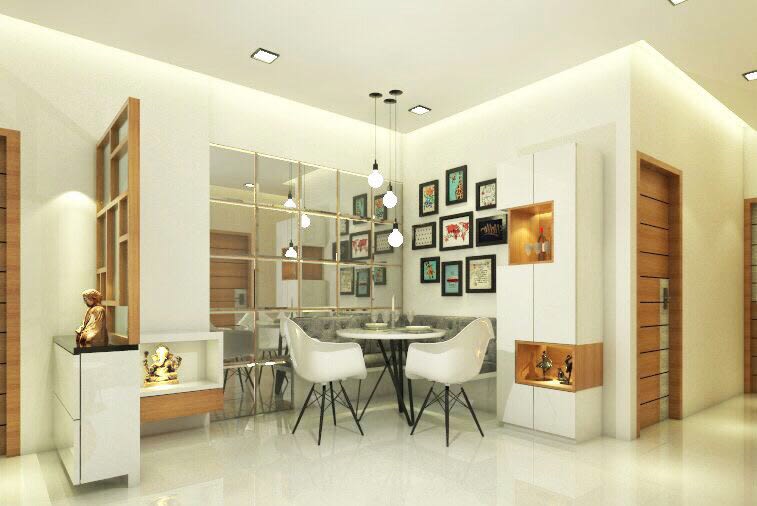 Living area by Chetna Vijay Yadav Dining-room Contemporary | Interior Design Photos & Ideas