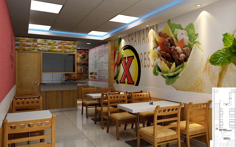 Cafe space by Sami Mohiuddin Ansari Modern | Interior Design Photos & Ideas