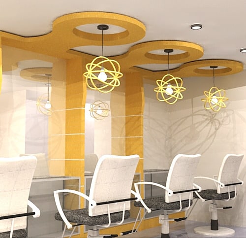 Salon space design by Sami Mohiuddin Ansari Contemporary | Interior Design Photos & Ideas