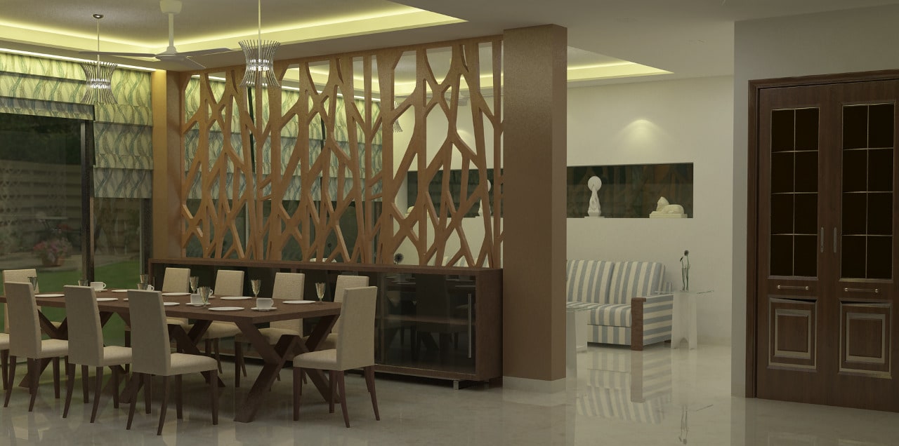 Dining area design by Sami Mohiuddin Ansari Dining-room Contemporary | Interior Design Photos & Ideas