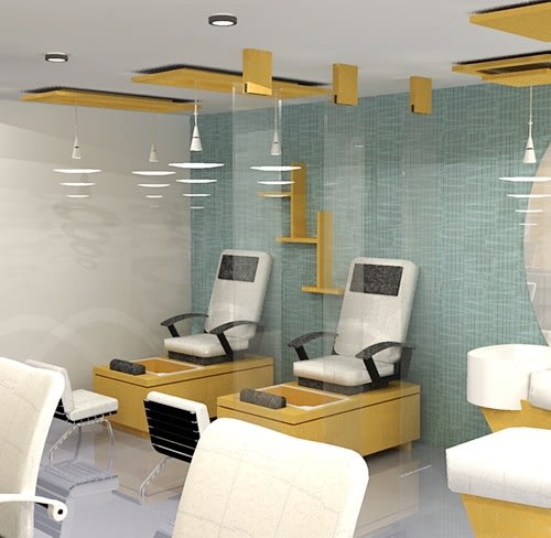 Spa center design by Sami Mohiuddin Ansari Modern | Interior Design Photos & Ideas