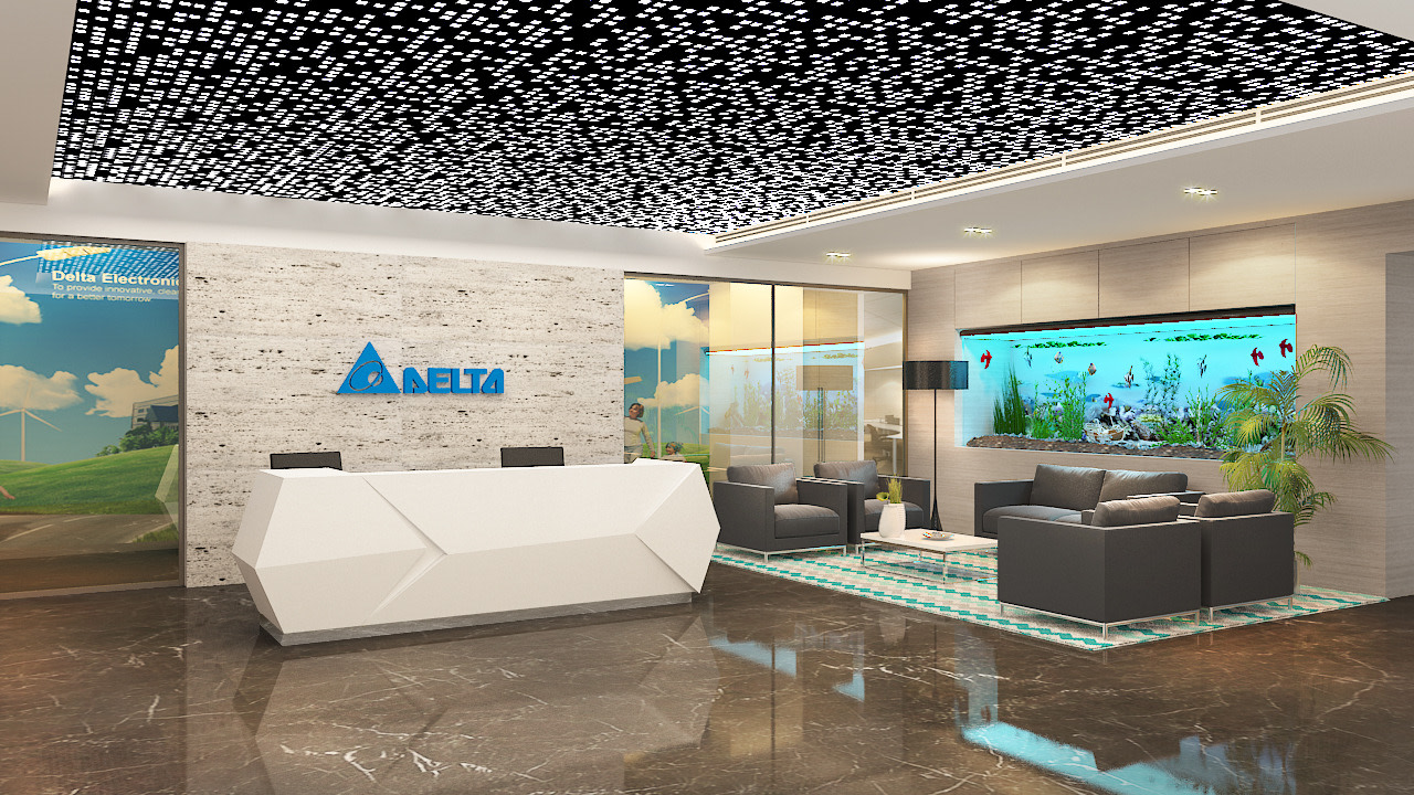 Reception area by Sami Mohiuddin Ansari Contemporary | Interior Design Photos & Ideas
