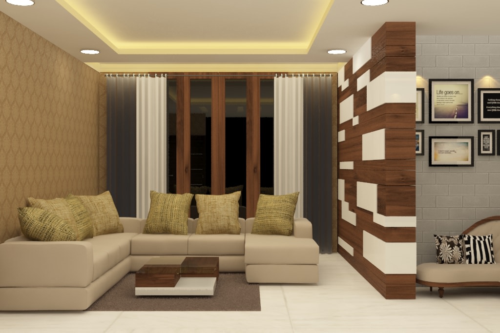 Pastel Living by Rashid Khan Living-room Modern | Interior Design Photos & Ideas