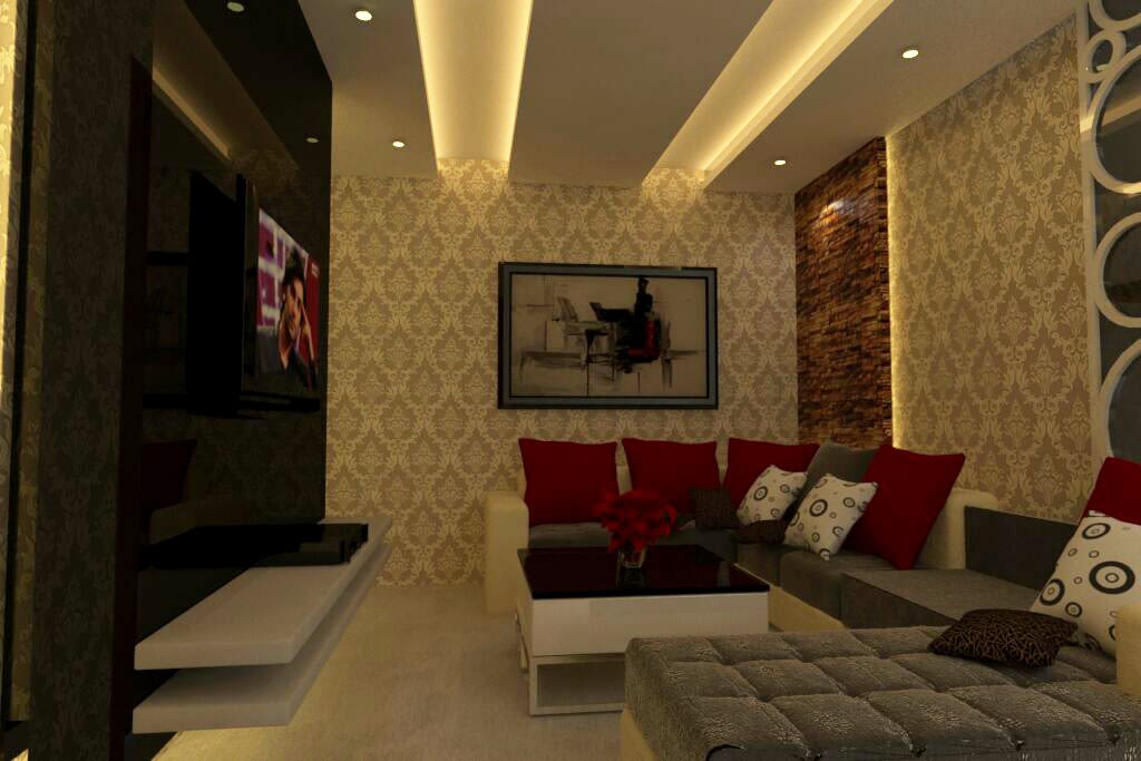 Dim Lights by Rashid Khan Living-room Modern | Interior Design Photos & Ideas