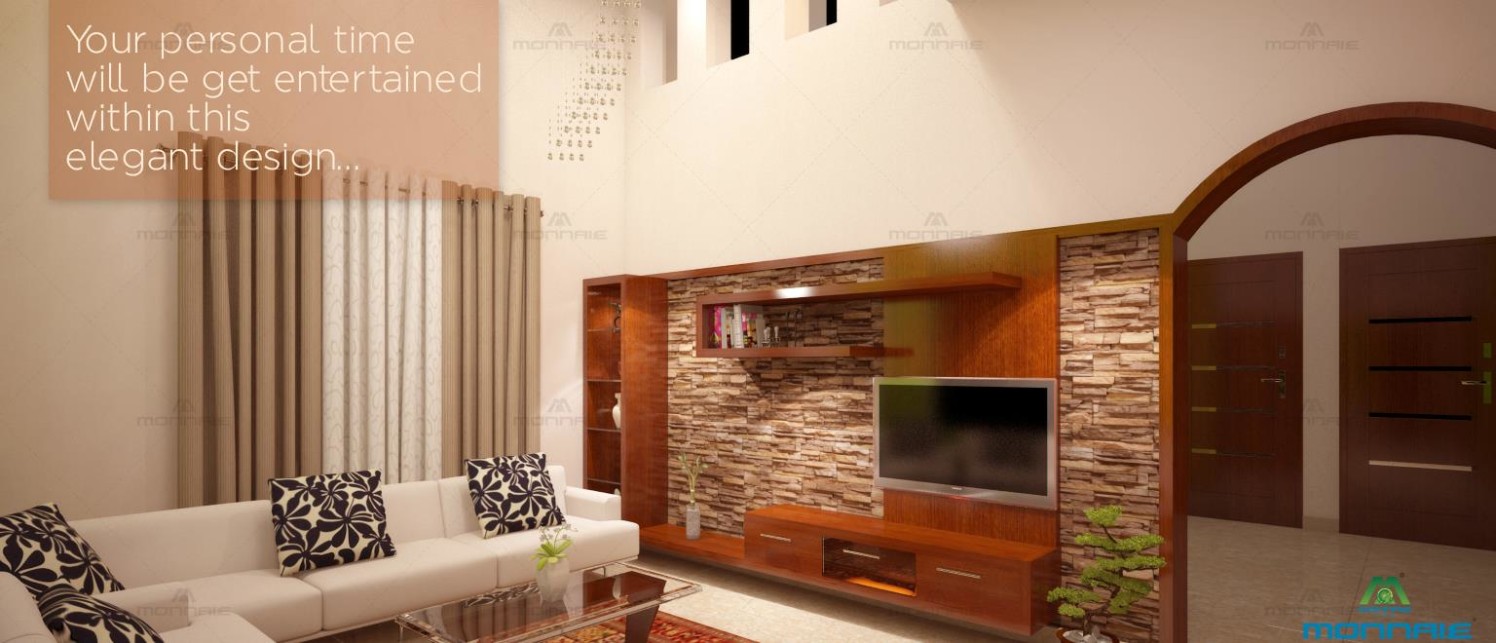 Cream Shaded Living Room by Monnaie Architects Living-room Contemporary | Interior Design Photos & Ideas