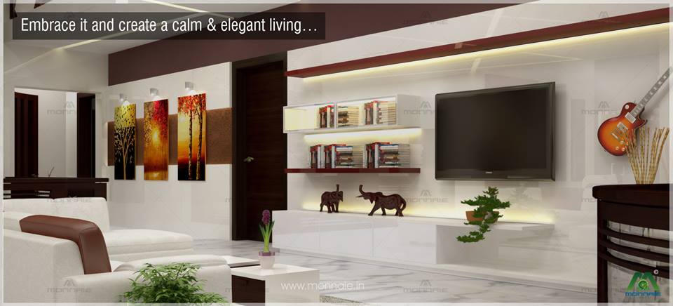 Seal Brown And White Living Room by Monnaie Architects Living-room Contemporary | Interior Design Photos & Ideas