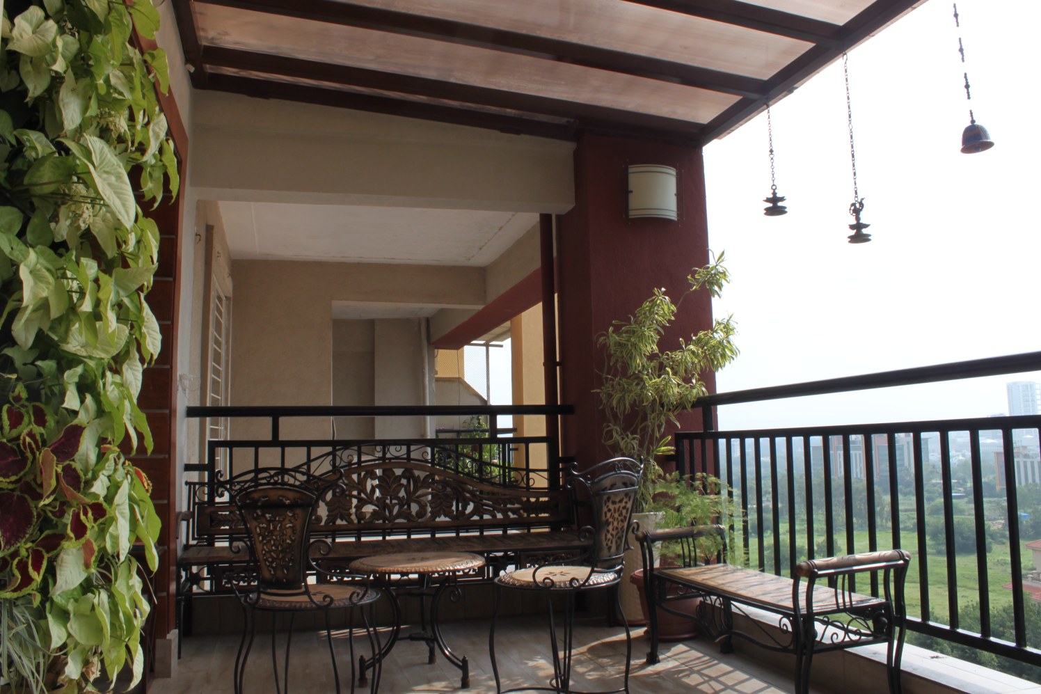 Traditional Seating In A Modern Balcony by Global Associates Open-spaces Modern | Interior Design Photos & Ideas