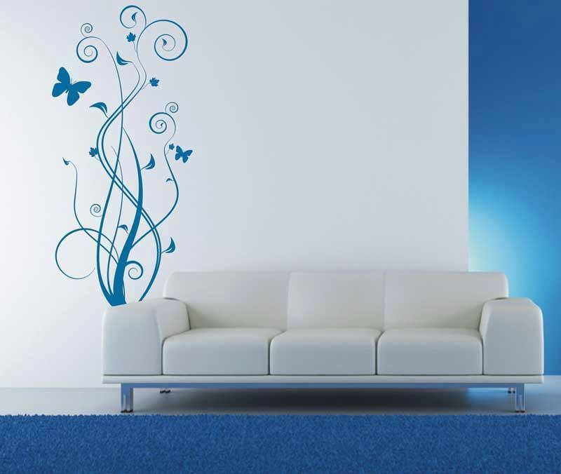 Greek Blue Living Area with white sofa by JS Interior Decorator & Designer Living-room Minimalistic | Interior Design Photos & Ideas