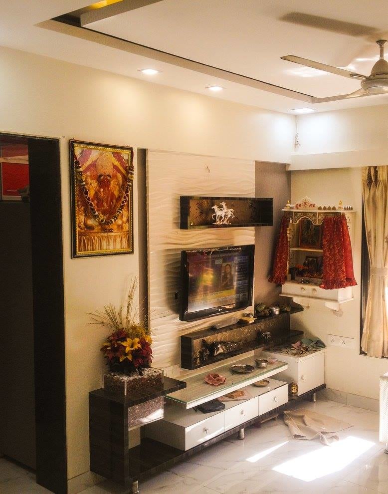 Modern + traditional by K D Mistry Interior Living-room Contemporary | Interior Design Photos & Ideas