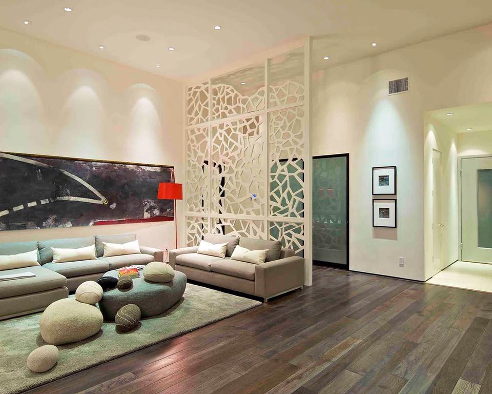 Sectional Sofa And Wooden Flooring In Living Room by Delixi Designs Living-room Contemporary | Interior Design Photos & Ideas