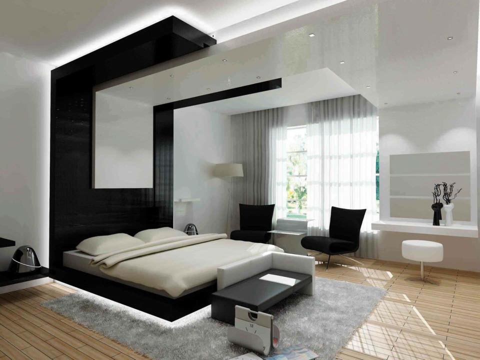 Wooden Flooring With Pale Shade Interiors In Bedroom by Delixi Designs Bedroom Modern | Interior Design Photos & Ideas