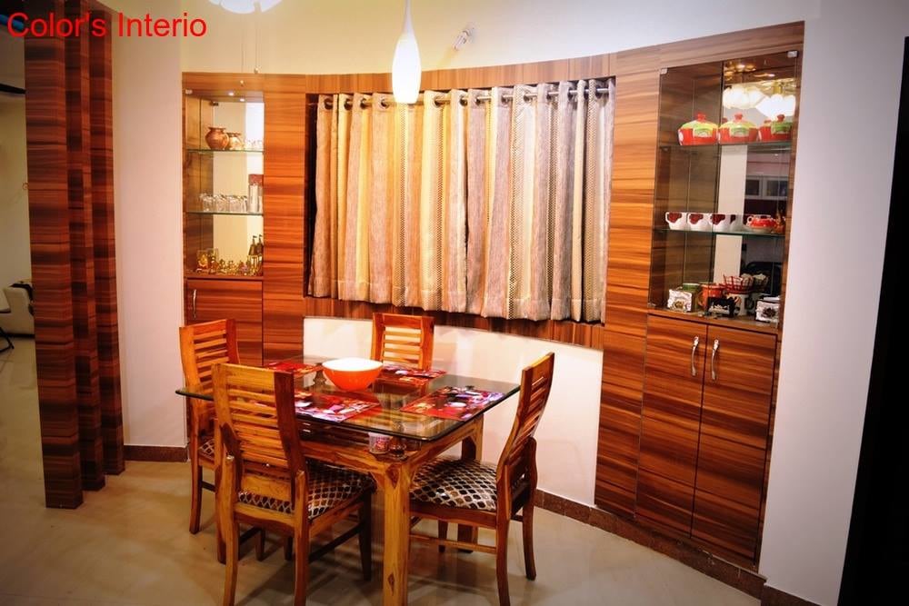 Syrup Wood Dining Chairs And Cabinets by color's interio Dining-room Contemporary | Interior Design Photos & Ideas
