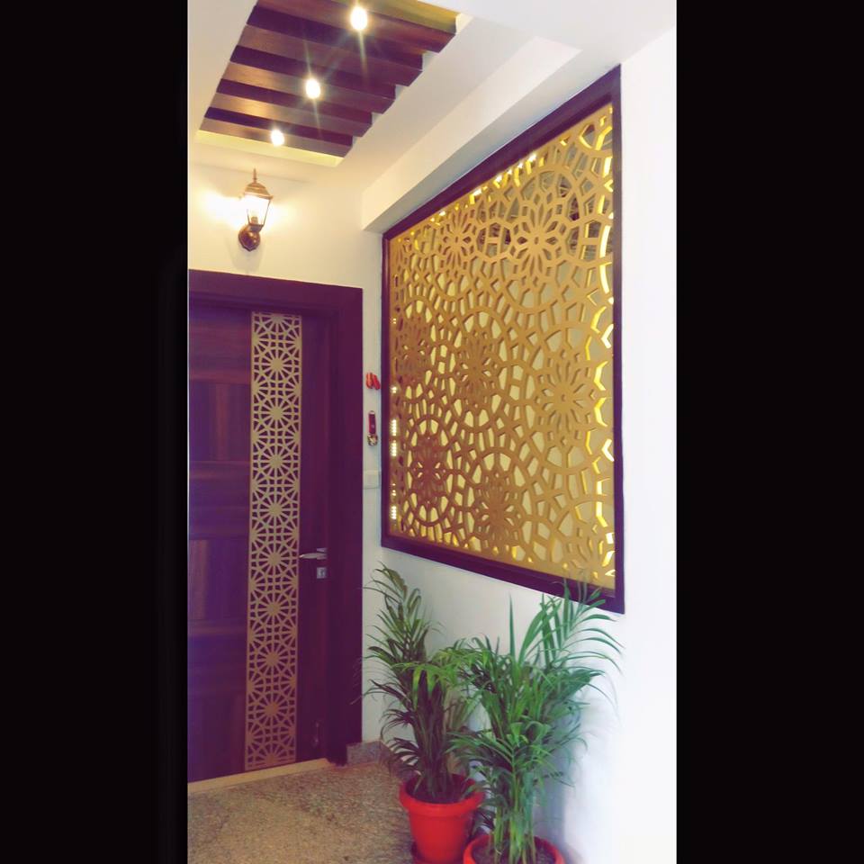 Gold Splash by The Art Effect Indoor-spaces Modern | Interior Design Photos & Ideas