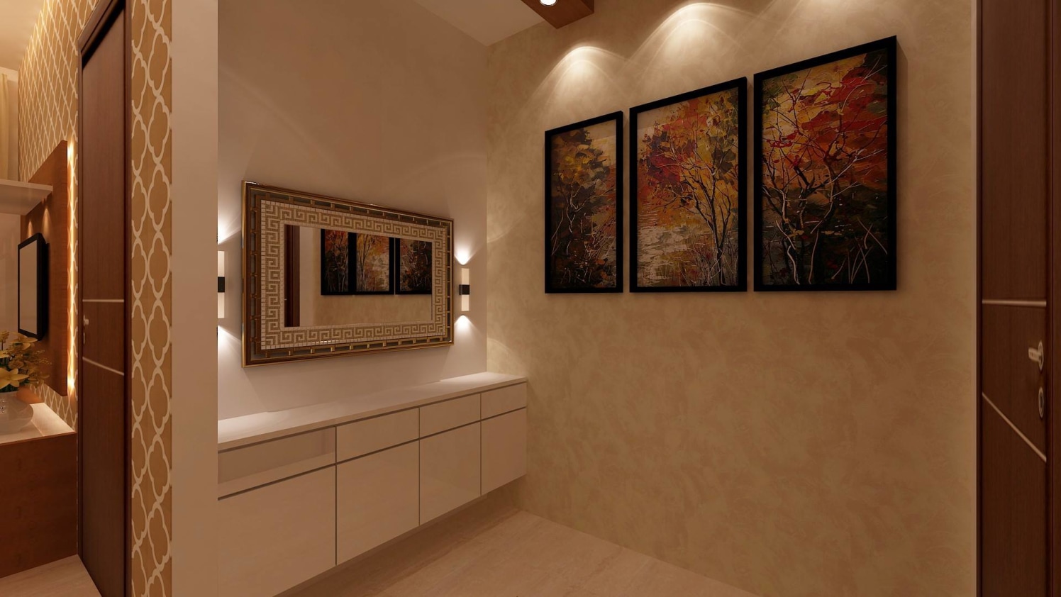Modern Hallway by The Art Effect Indoor-spaces Eclectic | Interior Design Photos & Ideas