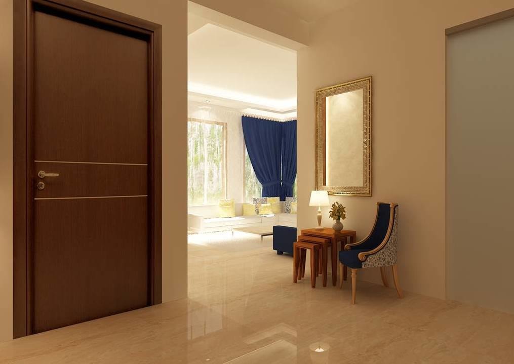 Minimalist Hallway by The Art Effect Indoor-spaces Contemporary | Interior Design Photos & Ideas