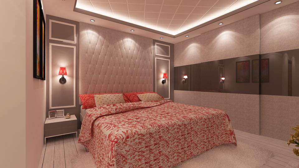 Plum Push by The Art Effect Bedroom Contemporary | Interior Design Photos & Ideas