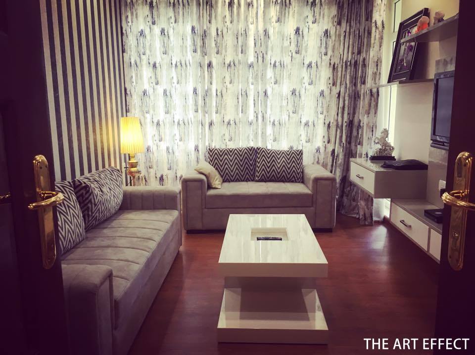 Black and White living room by The Art Effect Living-room Eclectic | Interior Design Photos & Ideas