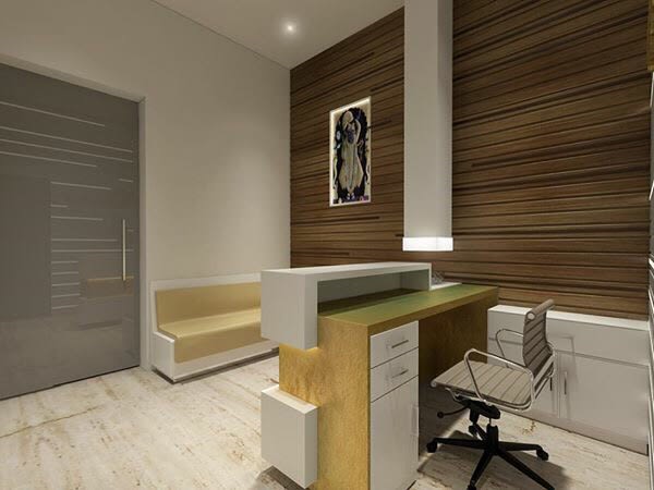 Office reception by kavita.dhotre | Interior Design Photos & Ideas
