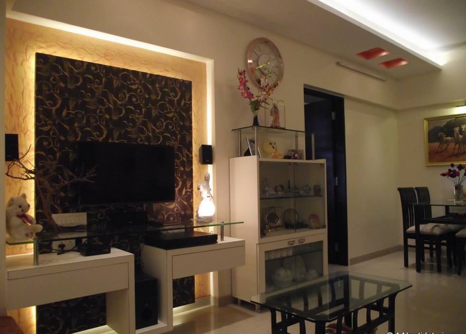Living room by Amol Vishwas Joshi Living-room | Interior Design Photos & Ideas