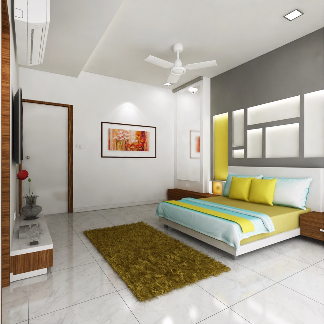 3D Bedroom Design by setu.patel Bedroom | Interior Design Photos & Ideas
