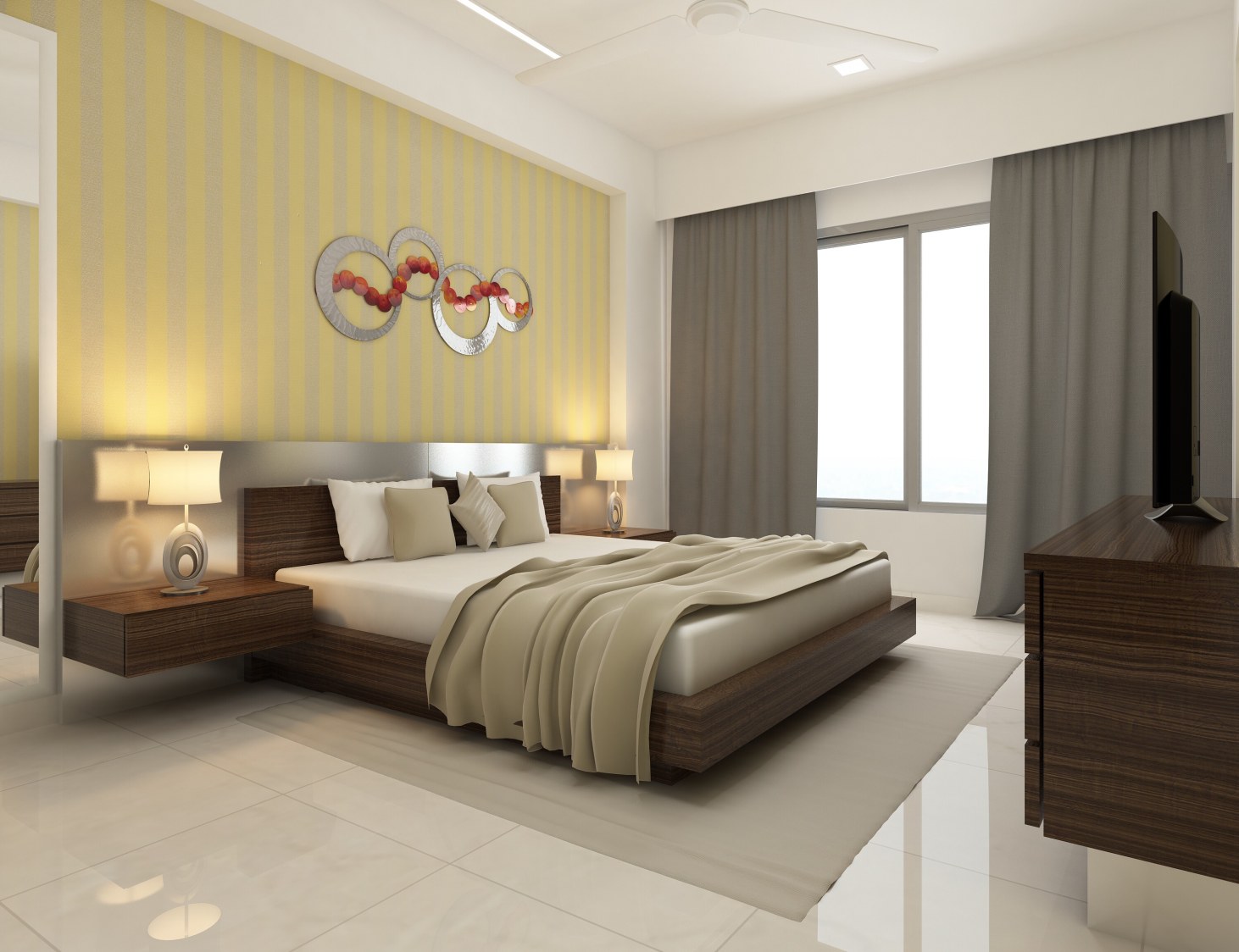 Contemporary bedroom by setu.patel Bedroom | Interior Design Photos & Ideas