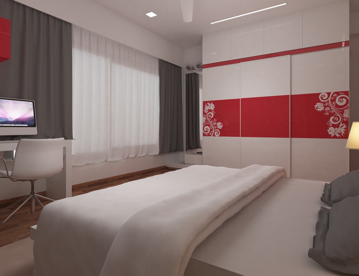 Contemporary bedroom by setu.patel Bedroom | Interior Design Photos & Ideas