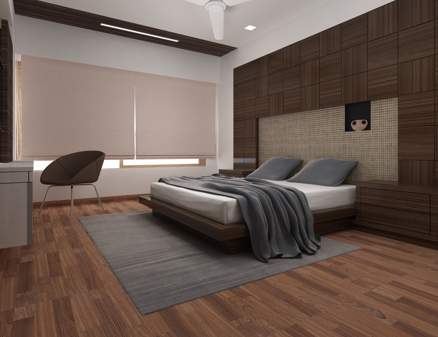 Contemporary bedroom by setu.patel Bedroom | Interior Design Photos & Ideas