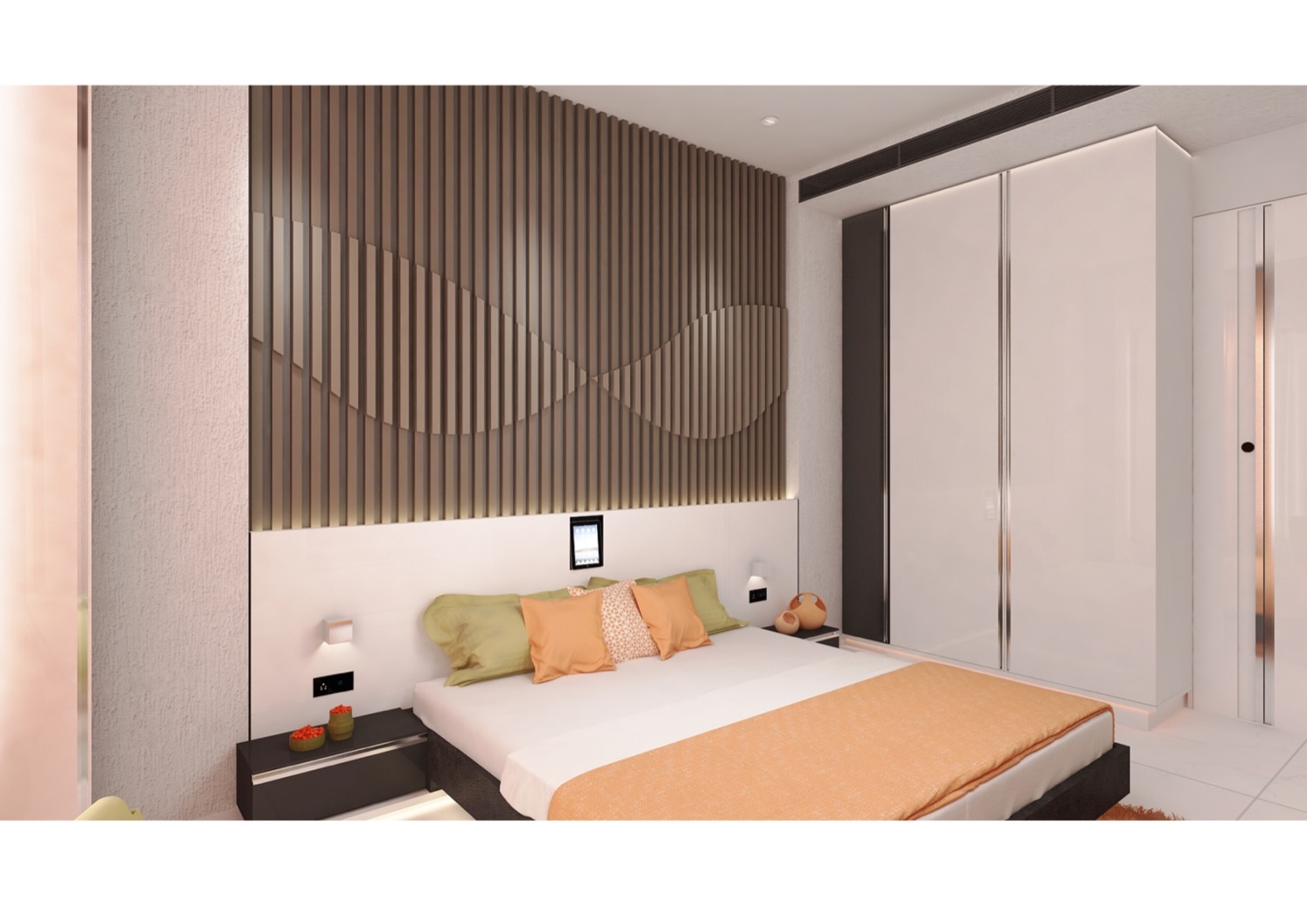 Contemporary bedroom by setu.patel Bedroom | Interior Design Photos & Ideas