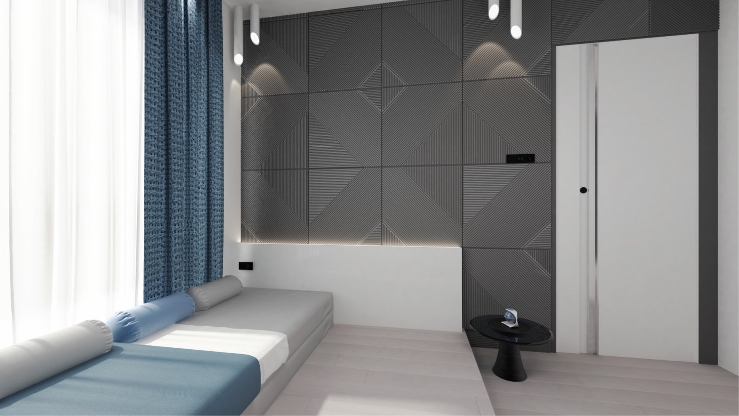 Contemporary bedroom by setu.patel Bedroom | Interior Design Photos & Ideas