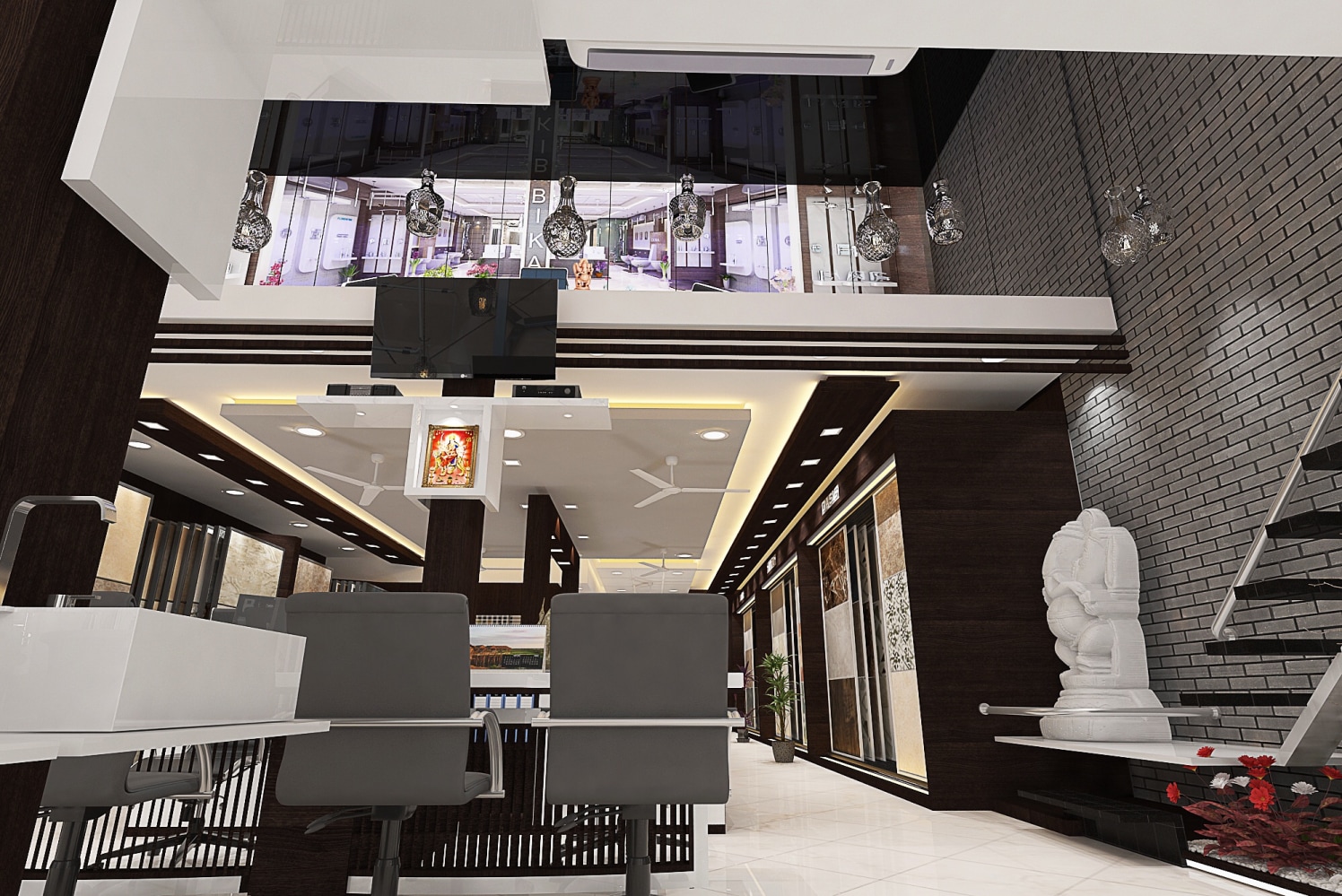 Modern Showroom design by setu.patel | Interior Design Photos & Ideas