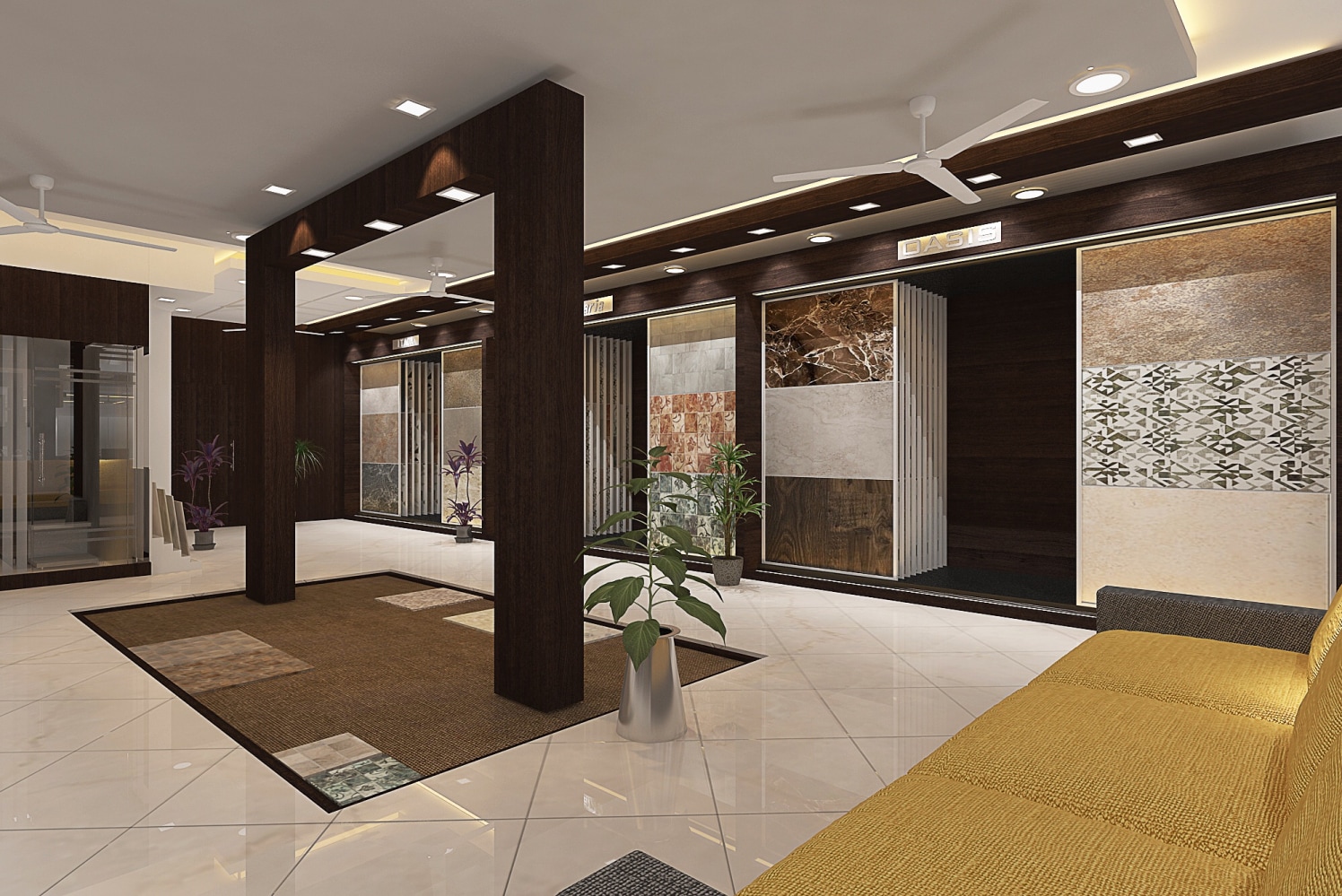 Contemporary design Of Showroom Space by setu.patel | Interior Design Photos & Ideas
