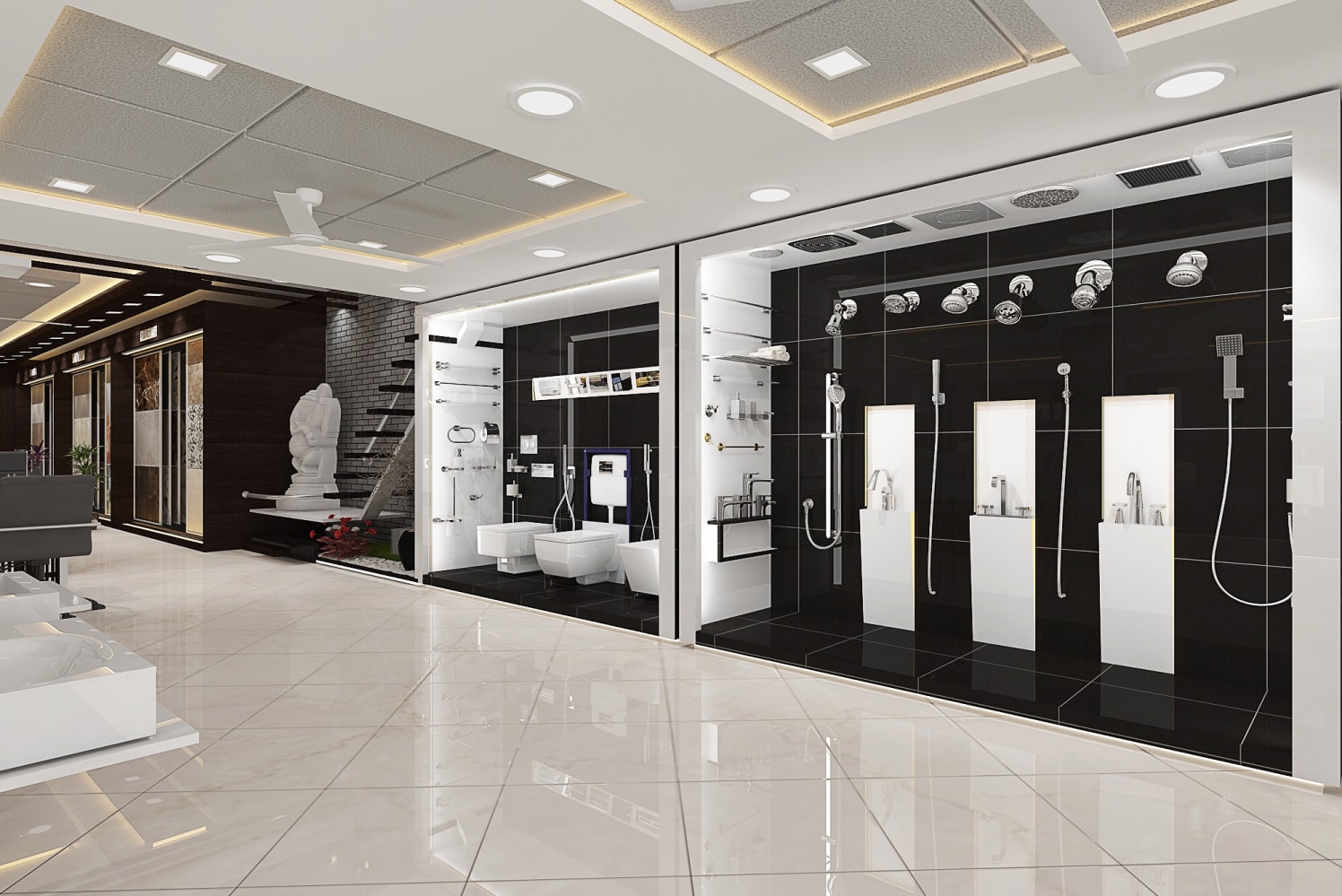 Modern Showroom Space by setu.patel