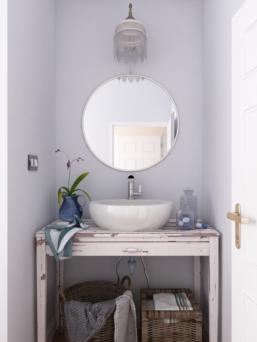 Wash basin area by setu.patel Bathroom | Interior Design Photos & Ideas