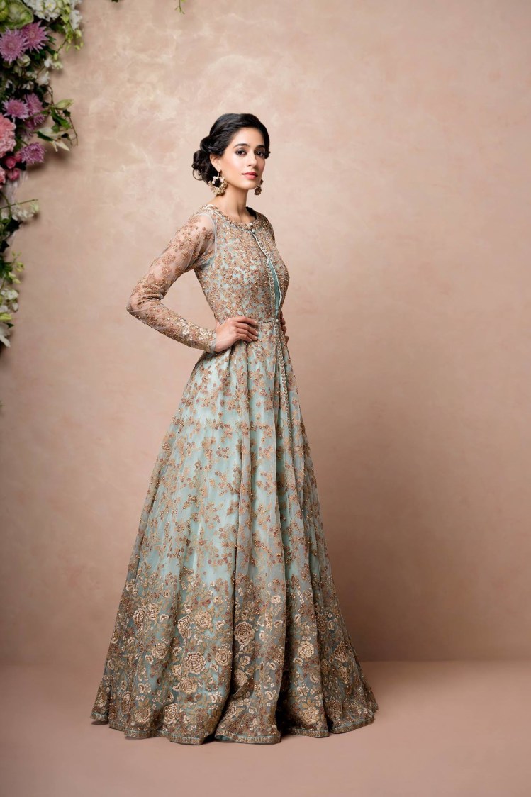Pastel Shaded Bridal Gown by Shyamal & Bhumika Wedding-dresses | Weddings Photos & Ideas