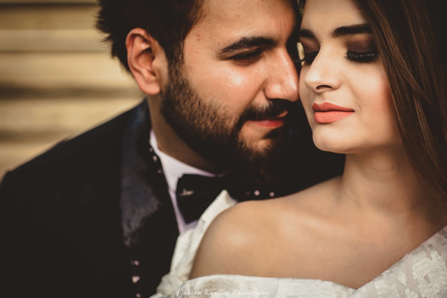 Smokey Eye Makeup With Nude Lips Shade For A Stunning Look For Pre Wedding Shoot by Gautam Khullar Wedding-photography Bridal-makeup | Weddings Photos & Ideas
