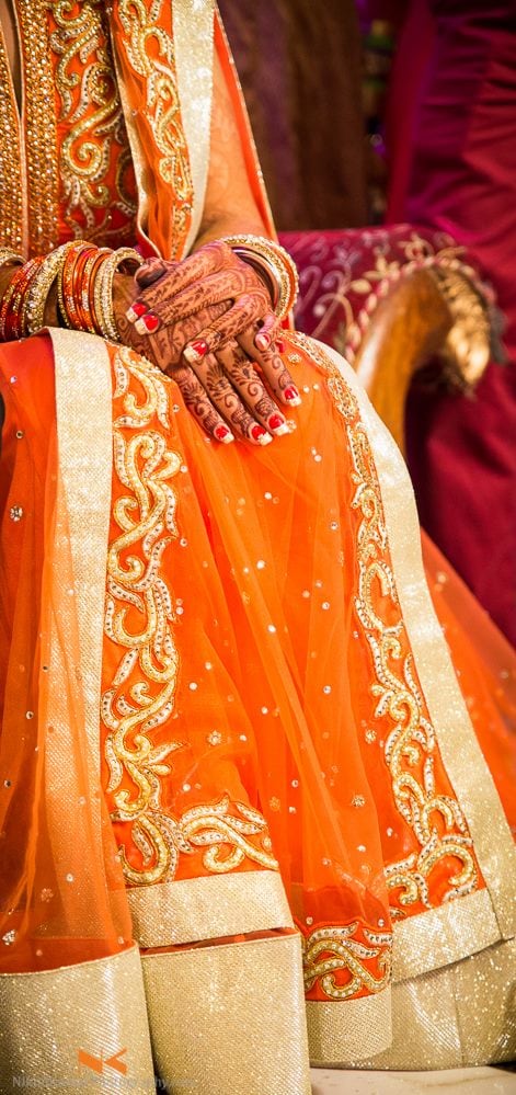 Bridal Red Manicured Nails by Nikhil Kumar Wedding-photography | Weddings Photos & Ideas