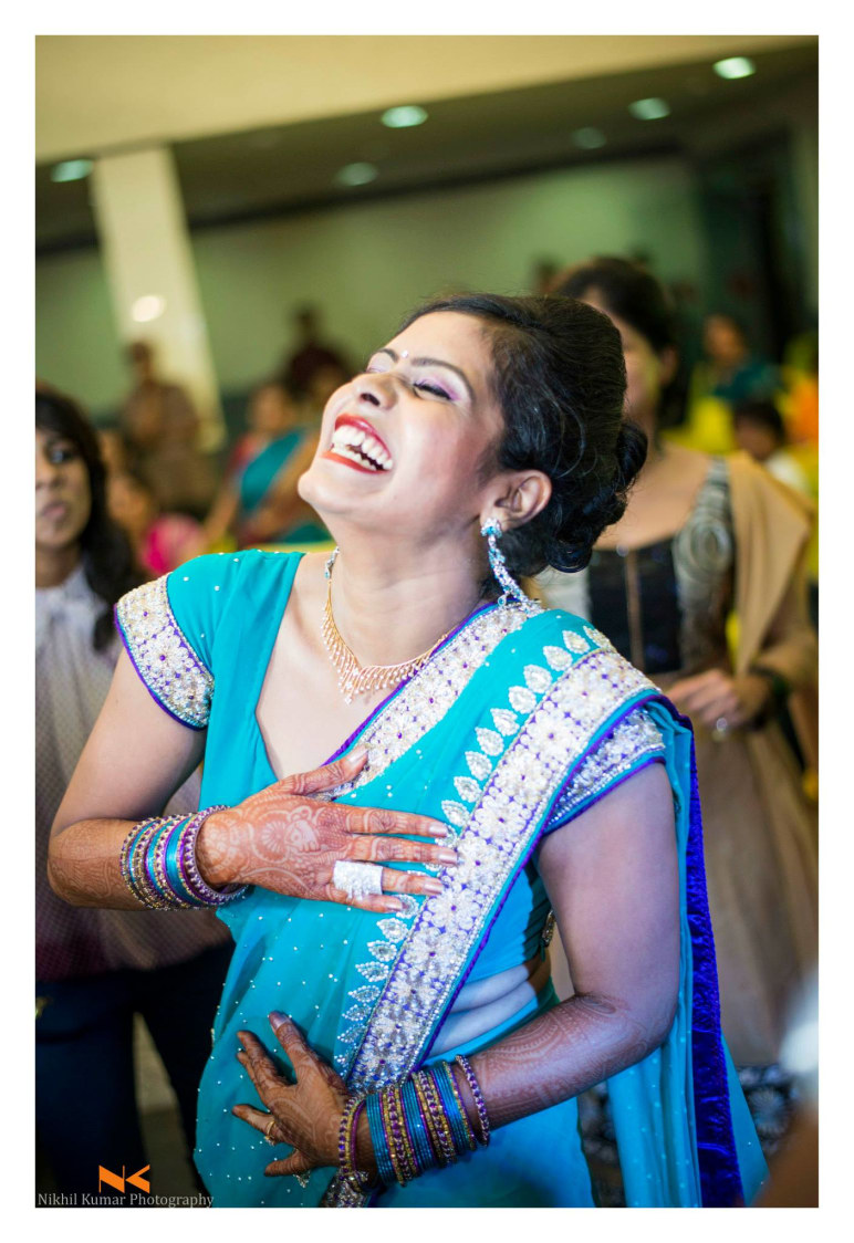 Laugh Her Heart Out by Nikhil Kumar Wedding-photography | Weddings Photos & Ideas