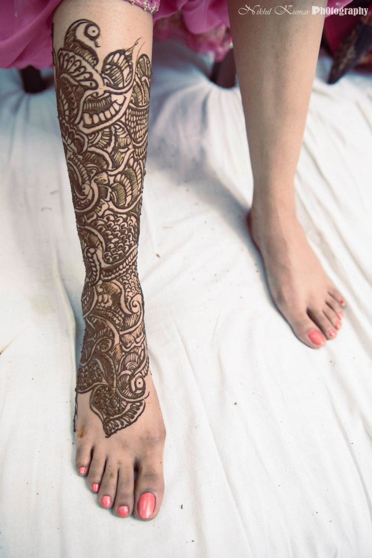 Beautiful Feet Mehendi by Nikhil Kumar Bridal-mehendi | Weddings Photos & Ideas