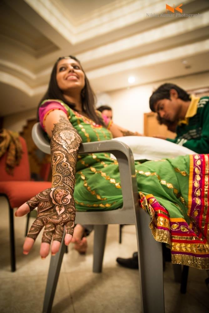 Henna Adorned Hands by Nikhil Kumar Bridal-mehendi | Weddings Photos & Ideas