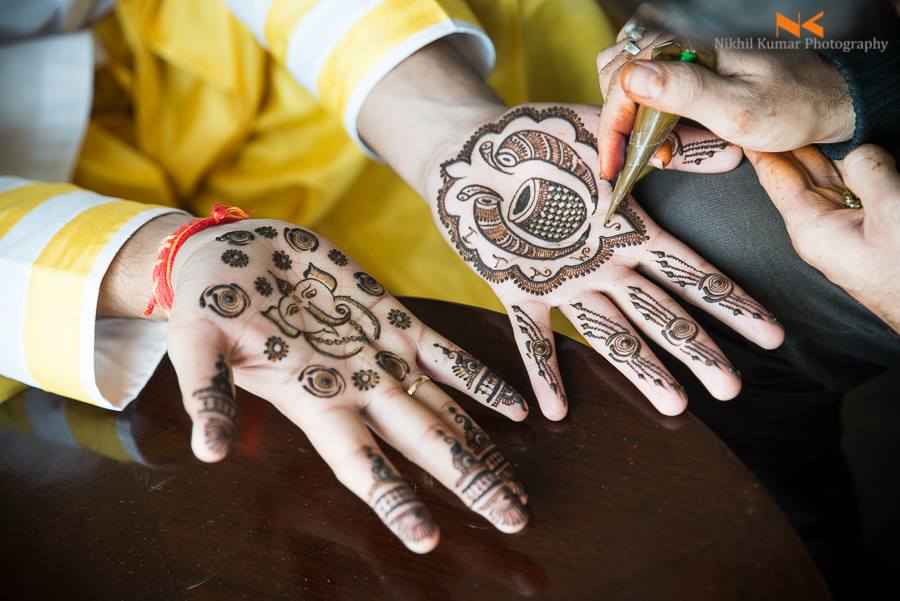 Groom's Mehendi Inspiration by Nikhil Kumar Wedding-photography | Weddings Photos & Ideas