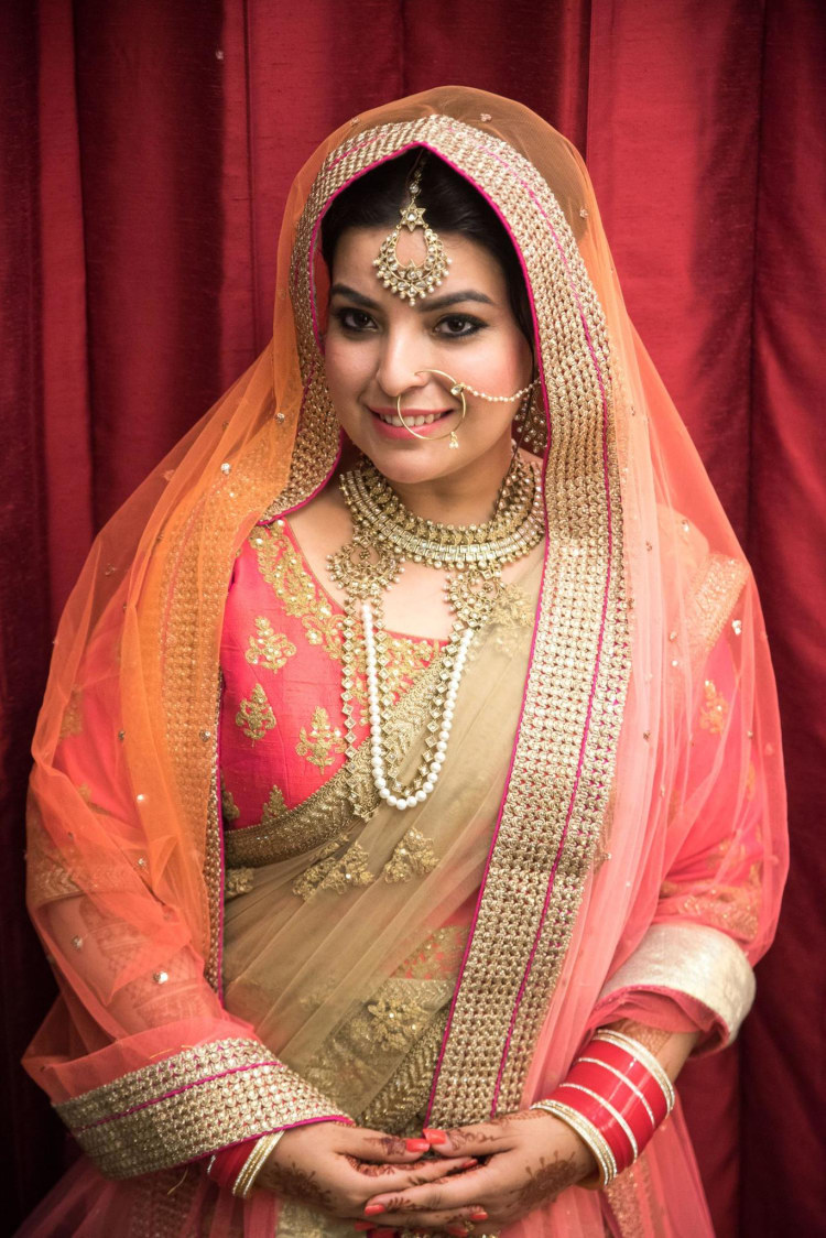 Stunning Indian Bride by Nikhil Kumar Bridal-makeup Bridal-jewellery-and-accessories | Weddings Photos & Ideas