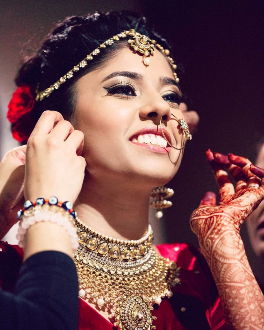 Indian Bride Wearing Heavy Jewellery by Anchal Kumar Wedding-photography | Weddings Photos & Ideas